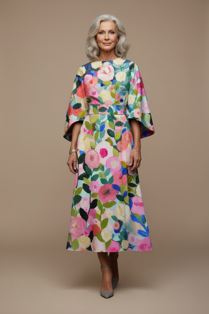 Ingrid™ | Blomstret kjole (Begrænset udgave)